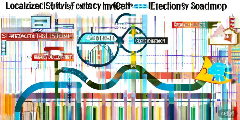 本地化营销策略执行路线图，展示从市场洞察、策略制定、内容创作到渠道分发与效果评估的完整闭环