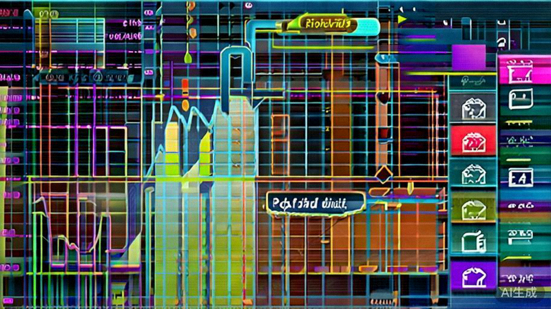 汇率波动曲线图与风险管理工具示意图，包含远期合约、期权等金融衍生品图标